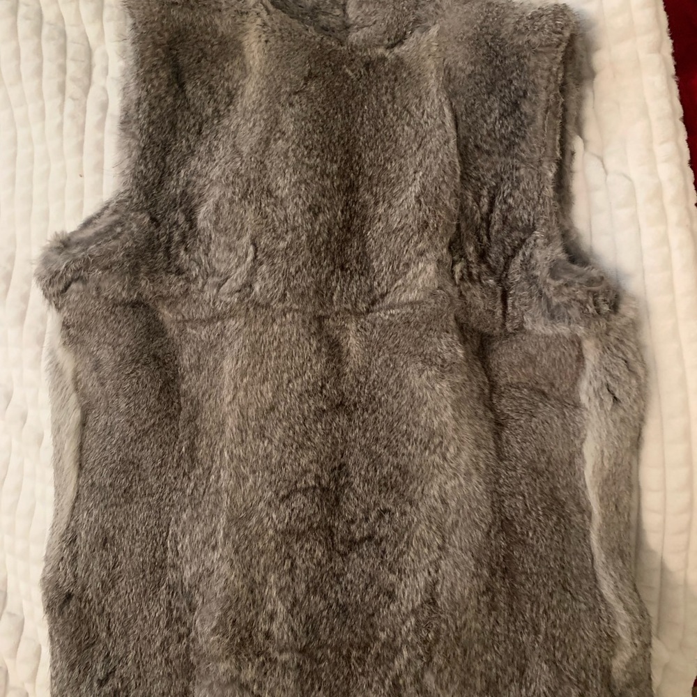 Michael Kors Rabbit Fur Vest Small - Picture 5 of 5